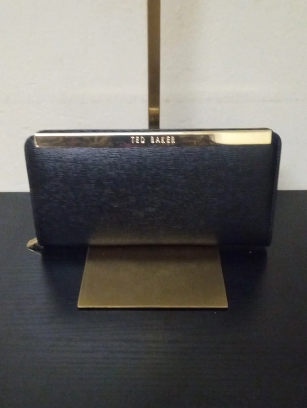 Ted Baker Epi Textured Leather Clutch